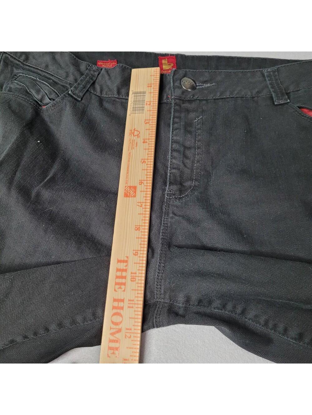 Ooh La La Couture Sasson Jeans Womens Sz 16 Black Straight Leg Hustle Ladies VTG - Picture 4 of 9